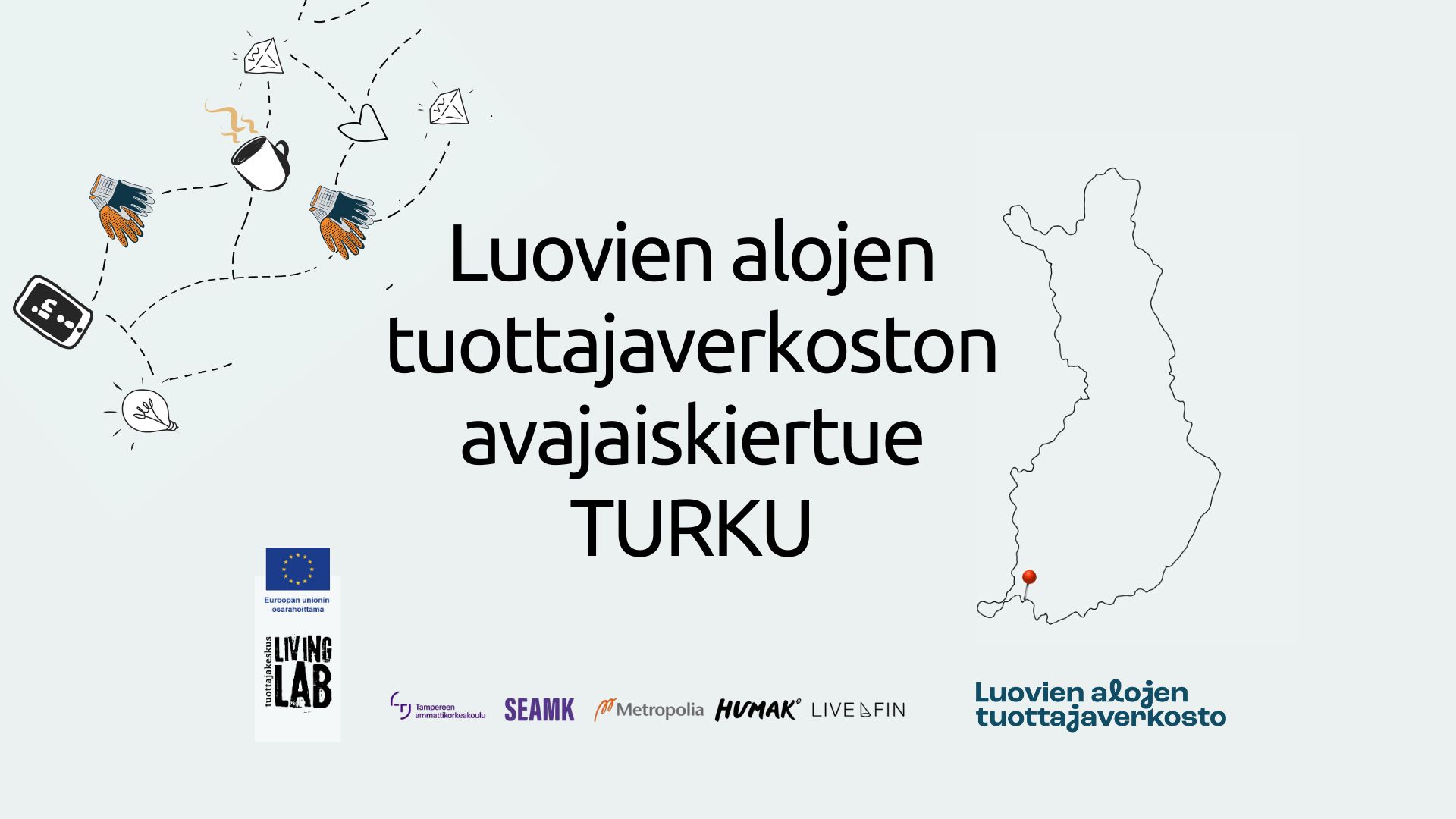 Luovien alojen tuottajaverkoston avajaiskiertue TURKU